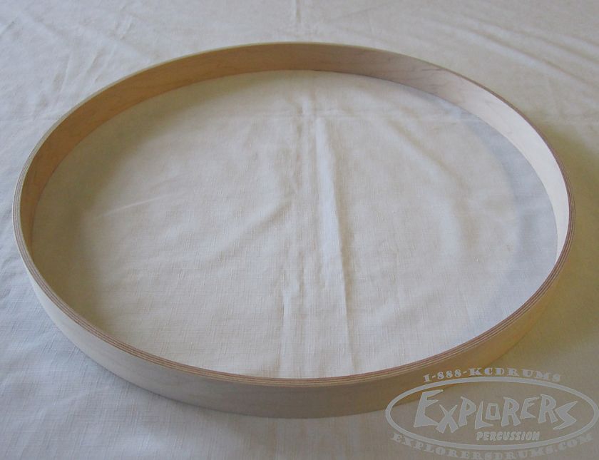 Maple 22 Bass Drum Hoop Unfinished 12 ply 1.75 width WBDH22  