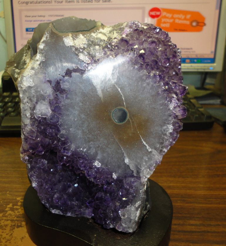 URUGUAY AMETHYST CRYSTAL CATHEDRAL GEODE CLUSTER  