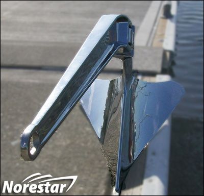 This 35 lbs Stainless CQR/Plow Style Anchor is ideal for boats up to 