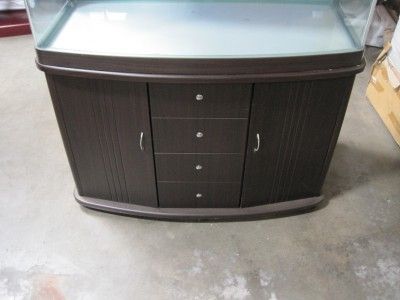 100 Gallon [New] Coffee colored Aquarium w/ Canopy,Cabinet, Lights 