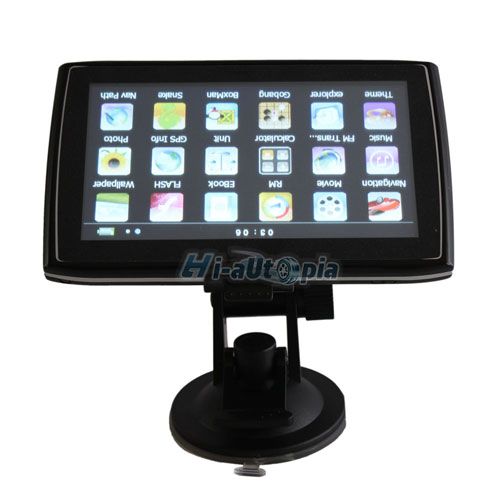   Inch Color TFT Touch Screen Car GPS Navigator With Silver Edge  