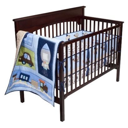 Circo Baby Transportation Here There & Everywhere Crib Bedding Set 