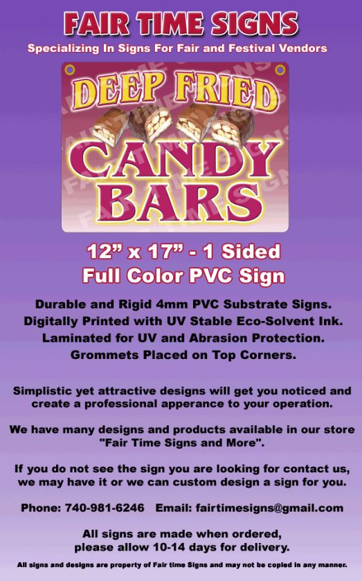   Sign   Great for Concession Trailers, Carts, Stands or Restaurants