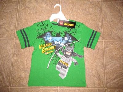 NWT Boys LEGO BATMAN T shirt Size L 7  