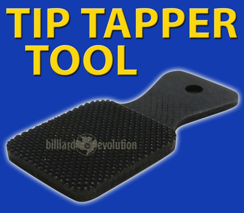 Pool Cue Tip Tapper Tool Billiard Scuffer  