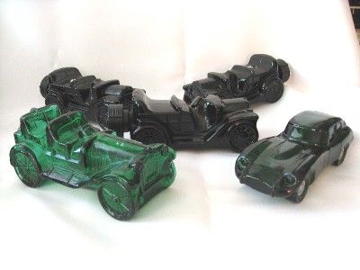 Car Shaped Avon Bottles Jaguar Convertibles Vintage  