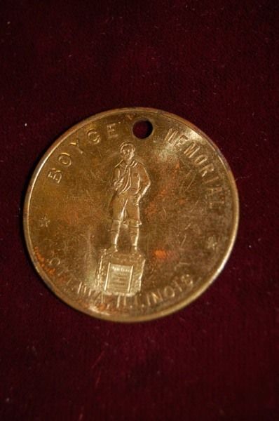 BRONZE MEDAL BOY SCOUTS MEDAL WILLIAM D BOYCE 1941  