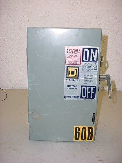 Square D Company I Line Busway Switch Bus Plug PQ3206G USED  