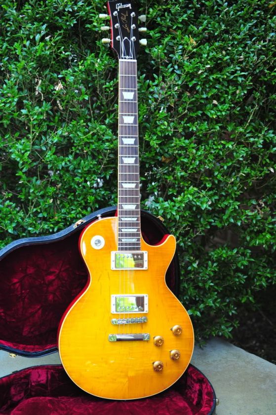 2011 GIBSON LES PAUL STANDARD CUSTOM SHOP 1958 R8 CHAMBERED LEMON 