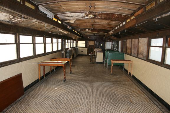 old diner, antique, 1932 classic Worcester Lunch Car  