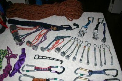 Rock Mountain Climbing Gear Black Diamond REI Metolius Petzl Slings 