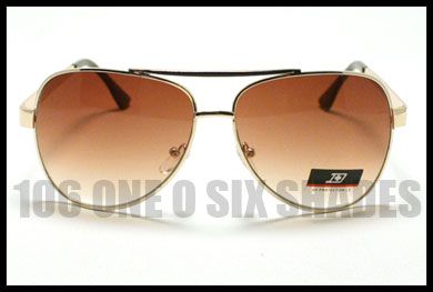 aviator 2 tone colored frame free black soft poutch included