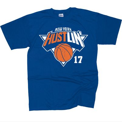 HUSTLIN T SHIRT VINTAGE LOOK illest LINSANITY KNICKS JEREMY LIN NEW 