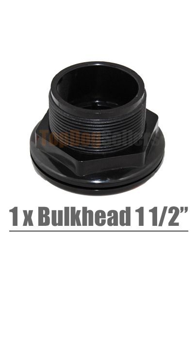 Bulkhead Fitting Aquarium Pond Slip x Slip  