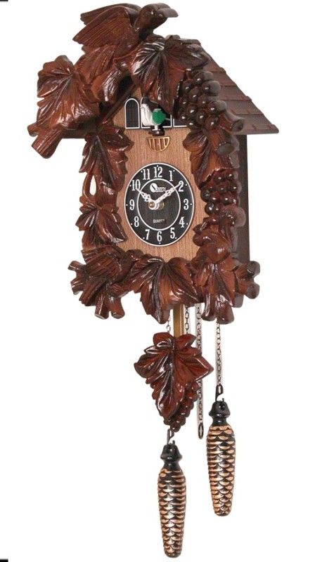 Cuckoo Clock 601A, Only Wood, Wallnut, Ash Tree  