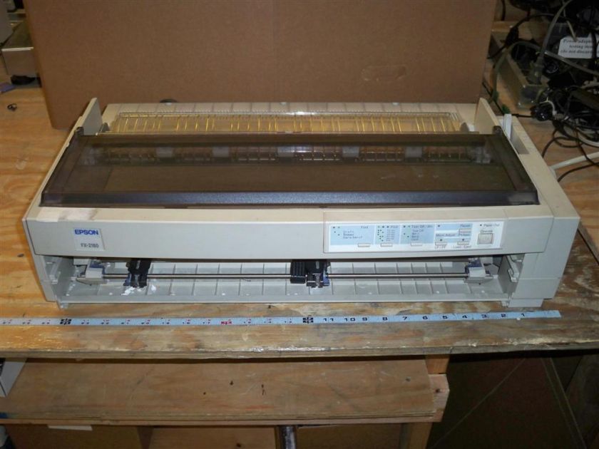 Epson FX 2180 Wide Format Dot Matrix Printer P920B Frnt  