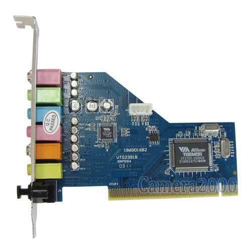 Ch Surround Audio Sound PCI Card VIA VT1723 Win7  