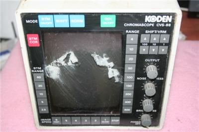 KODEN CHROMASCOPE ECHO SOUNDER CVS 88  