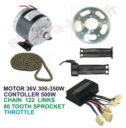 DIY ELECTRIC MOTOR BRUSHED 36V 300 350W QUAD CAR E BIKE  