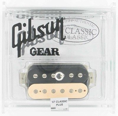 Gibson 57 Classic Plus Zebra Humbucker Guitar Pickup  