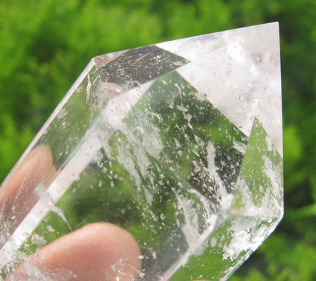 140g NATURAL CLEAR QUARTZ CRYSTAL DT WAND POINT healing  