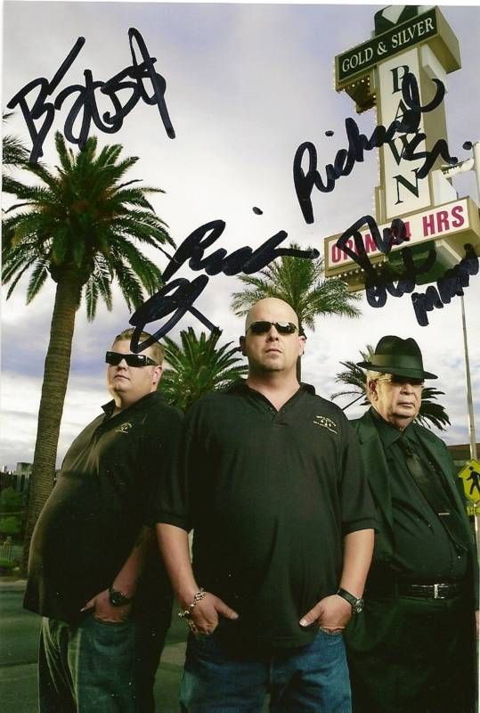 Pawn Stars signed Las Vegas History TV Hot LOOK  