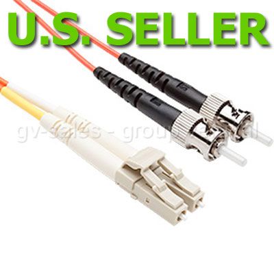  fiber optic patch cables, individually packaged in poly bags. Fiber 