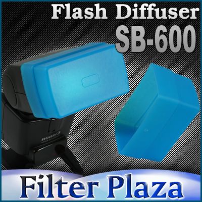 Flash Bounce Softbox Diffuser for Nikon Speedlite SB600 SB800 Blue 