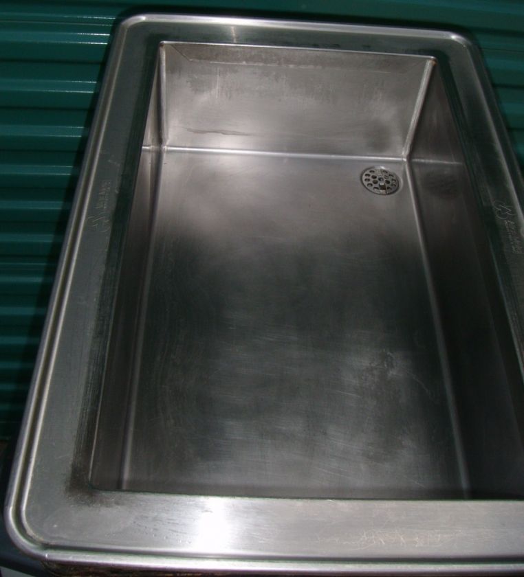 USED ATLAS 1 COMP DROP IN ELEC FOOD WARMER STEAM TABLE  