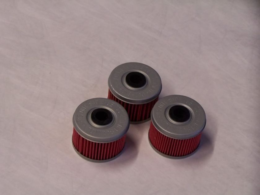 Honda TRX420 FE FourTrax Rancher oil filter 3pak 07 10  