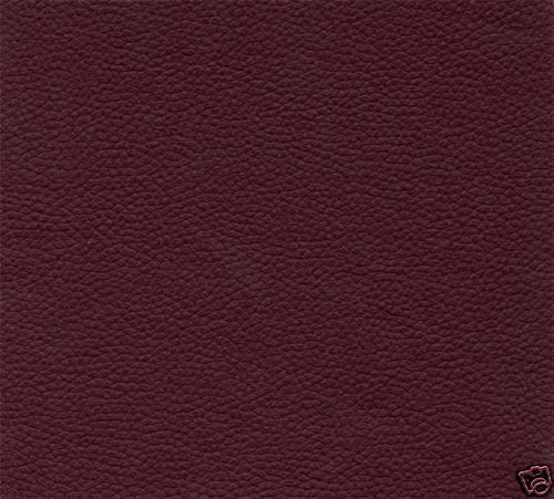 BURGUNDY LEATHER VINYL FULL SIZE MATTRESS COVER COVERS  