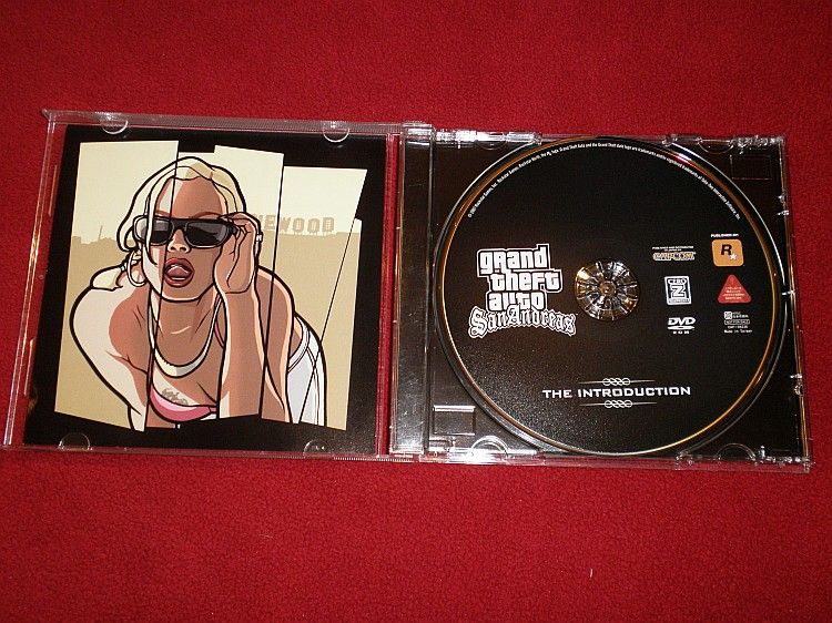 Grand Theft Auto San Andreas Japanese Promo DVD RARE Never sold in 