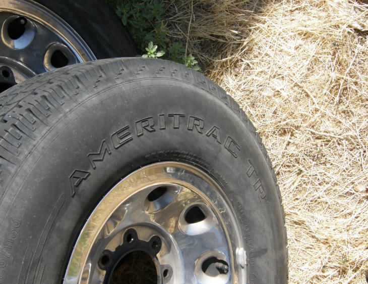 The rest of the images are of the actual tires, the tread condition of 