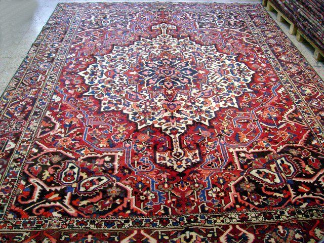 FANTASTIC LARGE 10X13 PERSIAN HERIZ RUG  