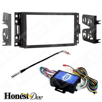 2006 09 HUMMER H3 DBL DIN RADIO DASH KIT COMBO 95 3304  