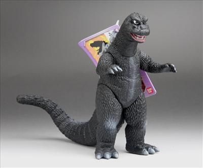 GODZILLA 1968 BANDAI Vinyl Figure 6 w/tag Kaiju Toho  