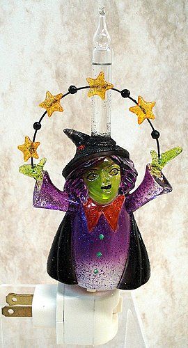 DEPT 56 Witch Bubble Light Halloween Night light 802060  