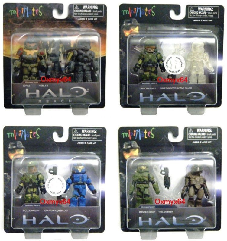 Minimates HALO Reach Series 1 TRU 8 Figure Set  