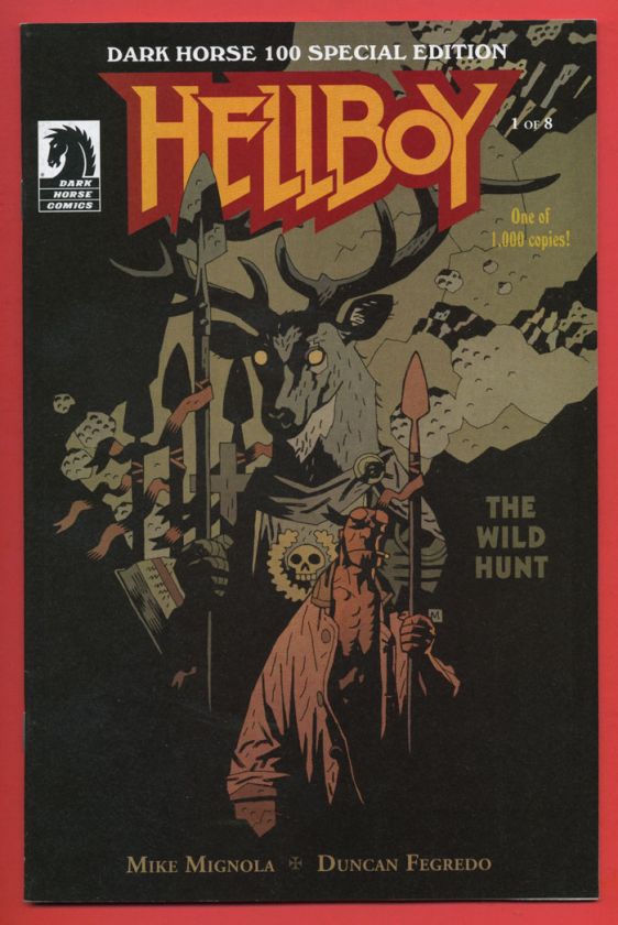 HELLBOY The Wild Hunt #1 (DH100 Variant) / High Grade  