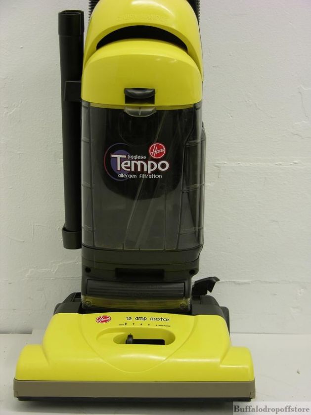 Hoover Tempo Bagless Upright Vacuum Cleaner Help Asthma  