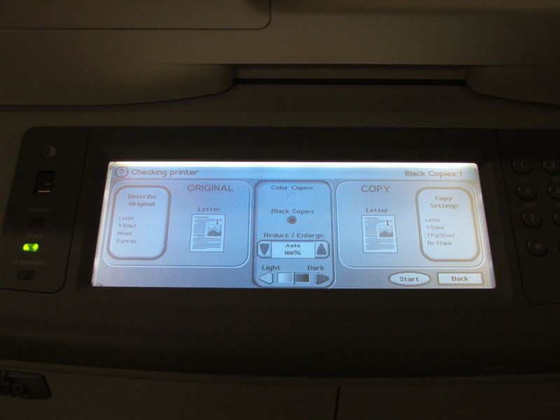 HP LaserJet 9500 MFP All In One Laser Printer Copier Fax Scanner with 