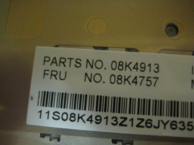 IBM THINKPAD R40 R40E KEYBOARD FRU 08K4757 PN 08K4913  