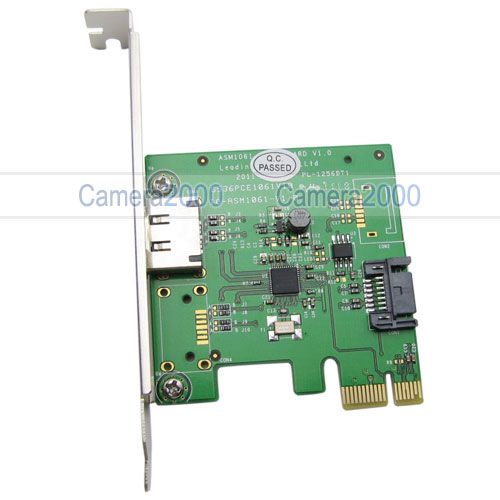   PCI Express To SATA 3.0 + ESATA 3.0 Adapter Converter Extension Card