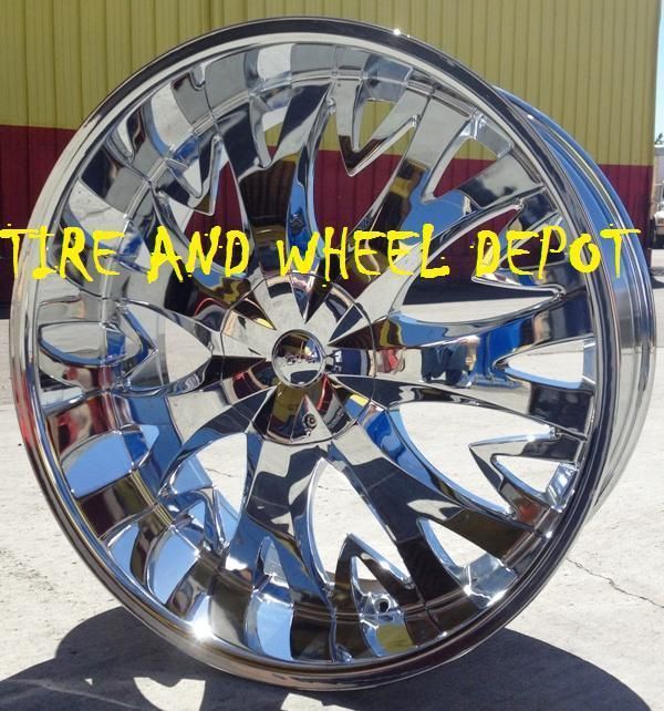 24 INCH H8 RIMS WHEELS CHARGER R/T SXT SE 300 C EXPLORER CUTLASS EL 