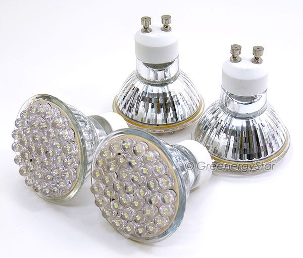 White 38 LED Spot Track Light Bulb 110V AC GU10  