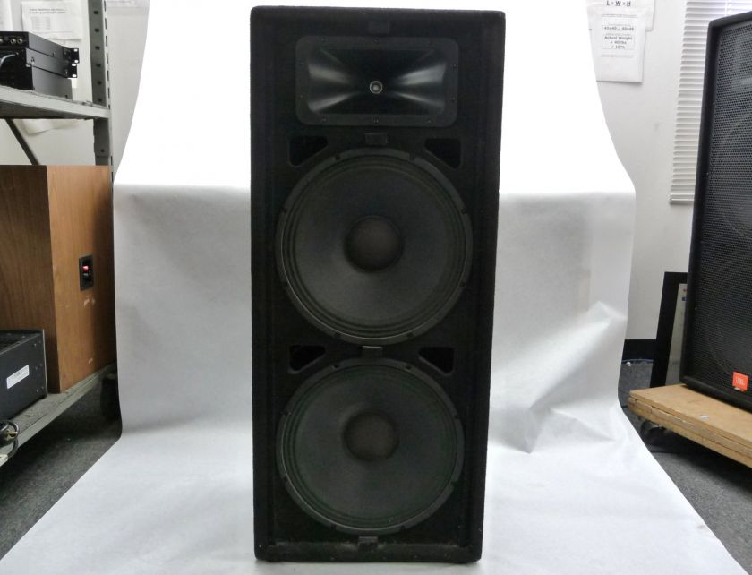 PAIR JBL JRX125 DUAL 15 2 WAY PA AUDIO SPEAKER JRK100  