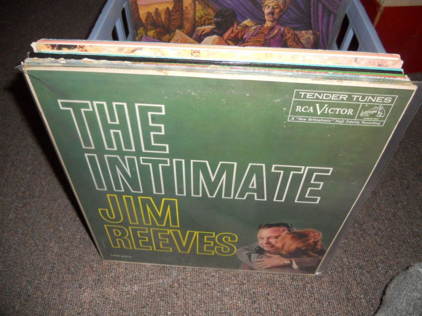 Jim Reeves 12 LP Lot RCA Look at Pictures for Album Titles  