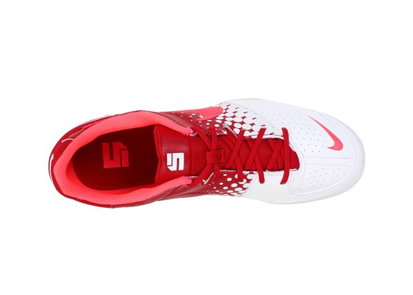 Nike5 Youth Elastico Indoor Soccer Shoes Varsity Red/Solar Red/White 