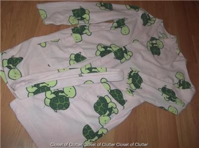 Aero Aeropostale Pink Fleece Turtle Character Animal Bath Robe w/Tie S 