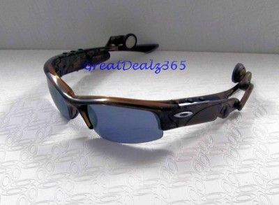  IN BOX OAKLEY CUSTOM THUMP PRO SUNGLASSES, 512 MB, BROWN SMOKE FRAME 